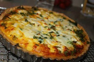 تارت السبانخ بالجبن