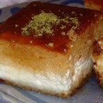 البسبوسة بالقشطة البسبوسة بالقشطة