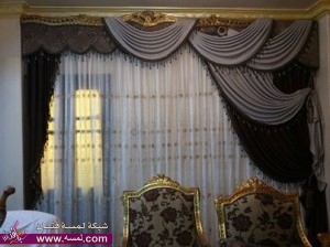 صور ستائر وغرف نوم 2015