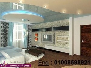 ديكور و السقف المعلق جبس بورد رومانسية وبلمسات فنية ابداعية