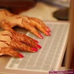 نقوش حناء خليجية روعه متميزة بلونها الأجمرة واناقه نقوشه 2014