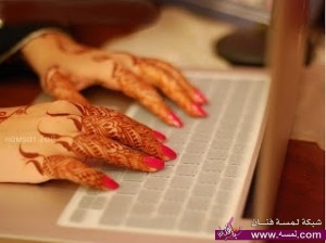 نقوش حناء خليجية روعه متميزة بلونها الأجمرة واناقه نقوشه 2014