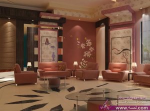 اجمل ديكورات الجبس للمجالس النسائية