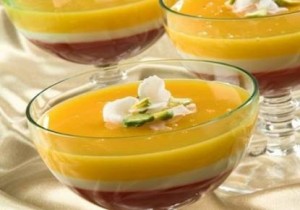 طريقة عمل المهلبية الملونة