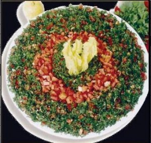 التبولة اكل سوري روعه