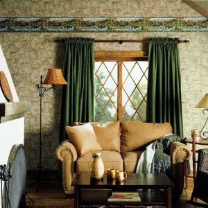 ورق الجدران لغرف البنات اللون الزهري والفراشات والورود..باشكال والوان 2014