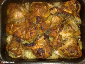 صينية فراخ في الفرن