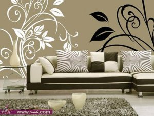 احدث الوان دهانات حوائط  دهانات حوائط وورق حائط غاية فى الروعة