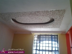 تصميم اسقف جبسية المصنوعه من الألواح الخشبية 2014