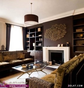 دهانات حوائط بنى  دهانات باللون البنى  ألوان جدران بنى