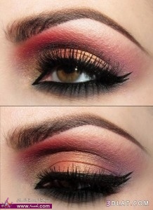 مكياج عيون بالوان جذابه ميك اب عيون ظل العيون مميز