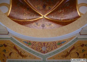 اجمل الدهانات و الرسم على الأسقف و الجدران  ابدعت الأيدي فنطق الجماد بالجمال
