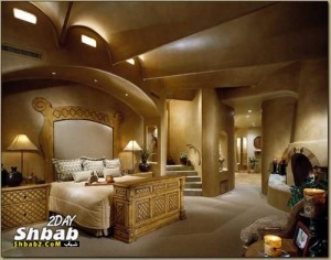 غرف نوم رومانسية تجنن 2014 ، أجمل غرف نوم للعرائس  غرف نوم روعة 2015