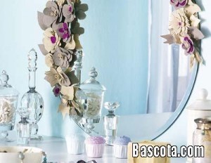 طريقة تزيين المرايا – تجميل مرايات الحائط