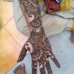 رسومات حنة رقيقة , حناء هندية للعروس 2014 , نقوشات هندية