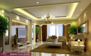 ديكورات استقبال روعه 3D صور غرف معيشه جميله راقيه