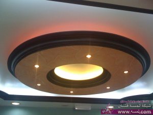 صور ديكورات جبس مغربي 2014 – ديكورات اشكال مميزة لأسقف جبس 2015