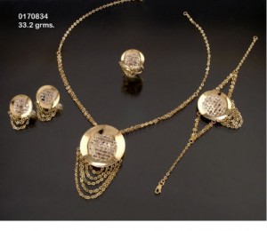 اطقم ذهب اصفر 2014 احدث واشيك اطقم ذهب 2015