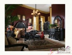 غرف نوم رائعة باللون الاسود 2014 اجمل ديكورات غرف نوم باللون الاسود 2015