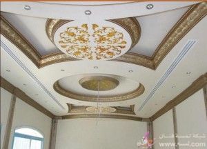 صور ديكورات جبس مغربي 2014 – ديكورات اشكال مميزة لأسقف جبس 2015