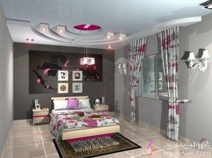 ديكورات جبس لشقة العروسين 2014