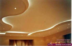 اسقف جبس معلقة سادة 2015 صور اجمل الجبسيات المعلقة 2014