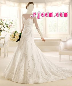 فساتين زفاف بغاية النعومة فساتين زفاف سمبل رائعة 2015لاحلى العرايس2014