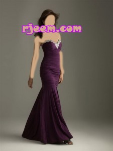 فساتين سواريه رائعة للأميرات بدرجات اللون الموف الجميل2014