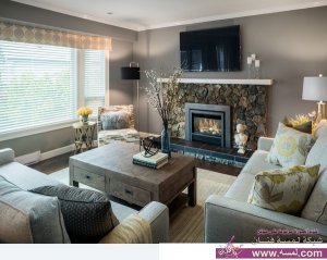 صاميم غرف جلوس وأفكار طاولات قهوة مميزة