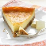 تشيز كيك الشكلاطة البيضاء تشيز كيك الشكلاطة البيضاء