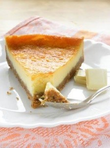 تشيز كيك الشكلاطة البيضاء