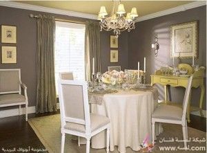 شرح تنسيق الوان الطلاء ودهانات للجدران تأثيث متطورة وأنيقة للمنازل 2015_2014