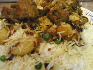 لحم بالفرن بخلطة روعه مع رز بخلطة بالصور