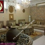 فن الديكور اثاث كنب مجالس مغربية ستائر ديكور.