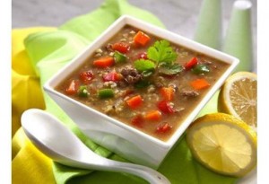 طريقة عمل حساء الفريكة بالخضر