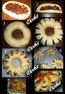 حلقة البريوش بالتمر