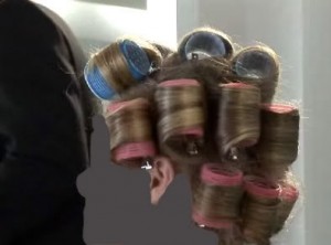 طريقة لف الشعر باللورو بالصور تسريحات ناعمه للشعر باللورو2014