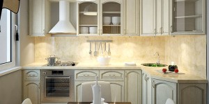 تصميم ديكورات مطابخ صغيرة المساحة