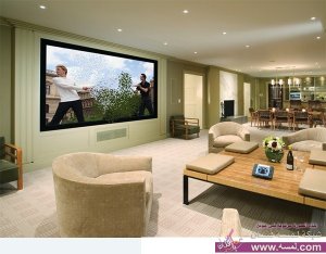 تصاميم ديكور غرفة التلفزيون غاية في الفخامة والعصرية
