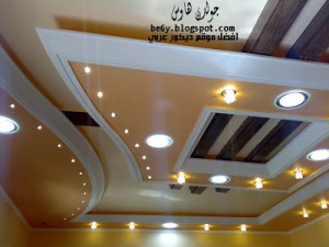 احدث صور اسقف جبس 2014 – اسقف جبس معلقة – ديكورات سقوف جبسية مودرن 2015