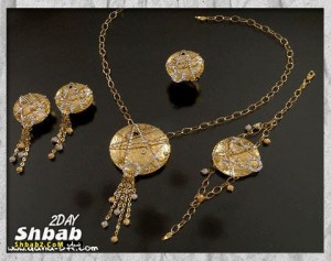 اطقم لازوردي للشابات 2014 ، اجمل المجوهرات لعيون شابات اليوم 2015