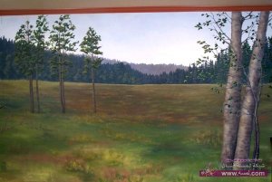 ديكور الرسم على الحائط شي خيال