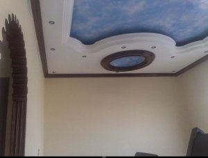 ديكورات جبسية معلقة للاسقف2015