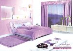 غرف نوم بنفسجي