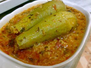 طريقة عمل كوسى محشية باللحم الفروم والارز