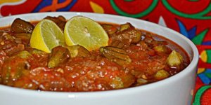 طريقة سهله لتحضير وصفه شوربة البامية  المقادير