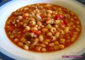 مرق اللحم مع المعكرونة لإفطار رمضان