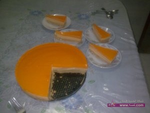 شيز كيك بطعم البرتقال