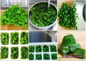 فكره رمضانيه مطبخيه لتخزين الخضروات العشبيه