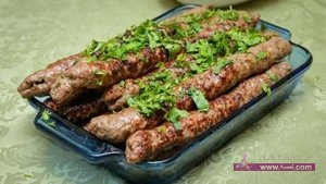 طريقة تحضير كباب لحم الغنم المشوى على الفحم